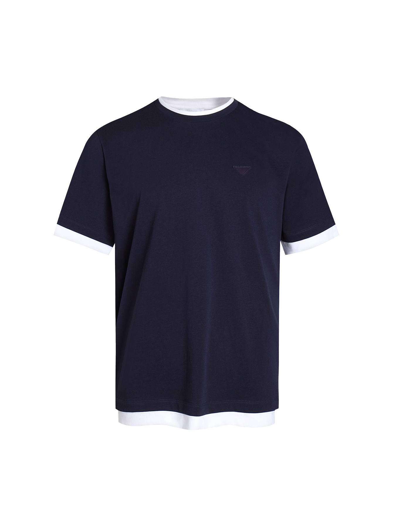 레이어드 코튼 티셔츠(정품131만원)